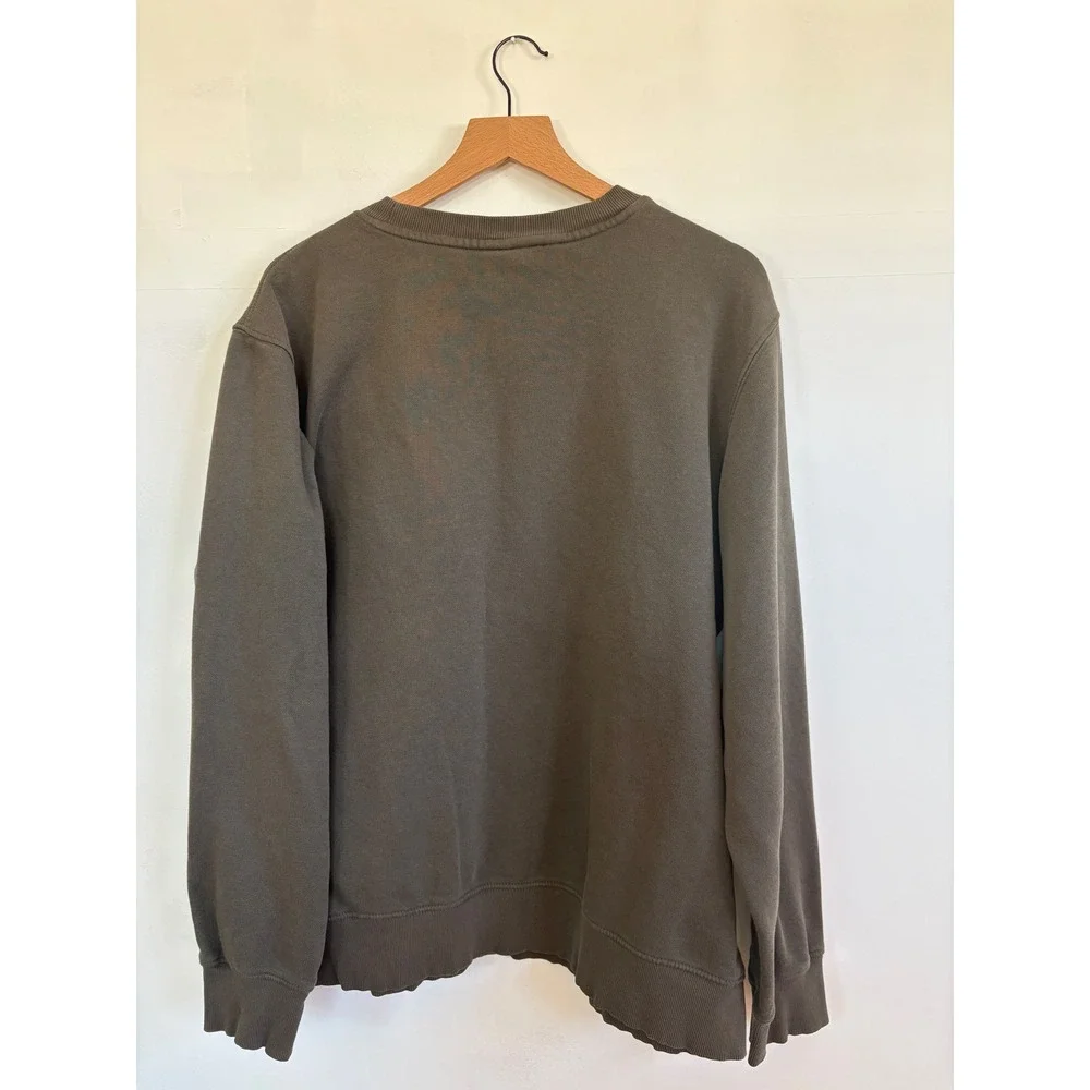 The North Face Circular Design Mens XL Crewneck Sweatshirt brown Gorpcore